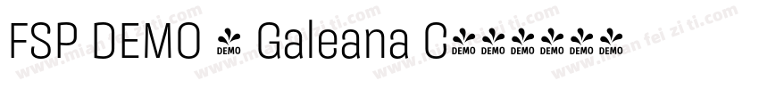 FSP DEMO - Galeana C字体转换